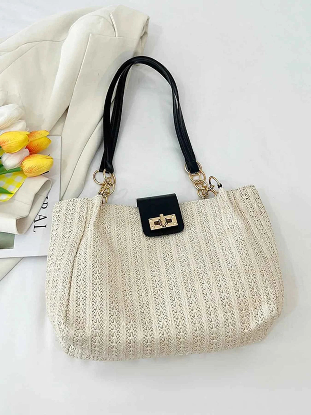Woven Straw Shoulder Bag b8d30beb8d9f4605ba8da305a14b8edd-Max-Origin