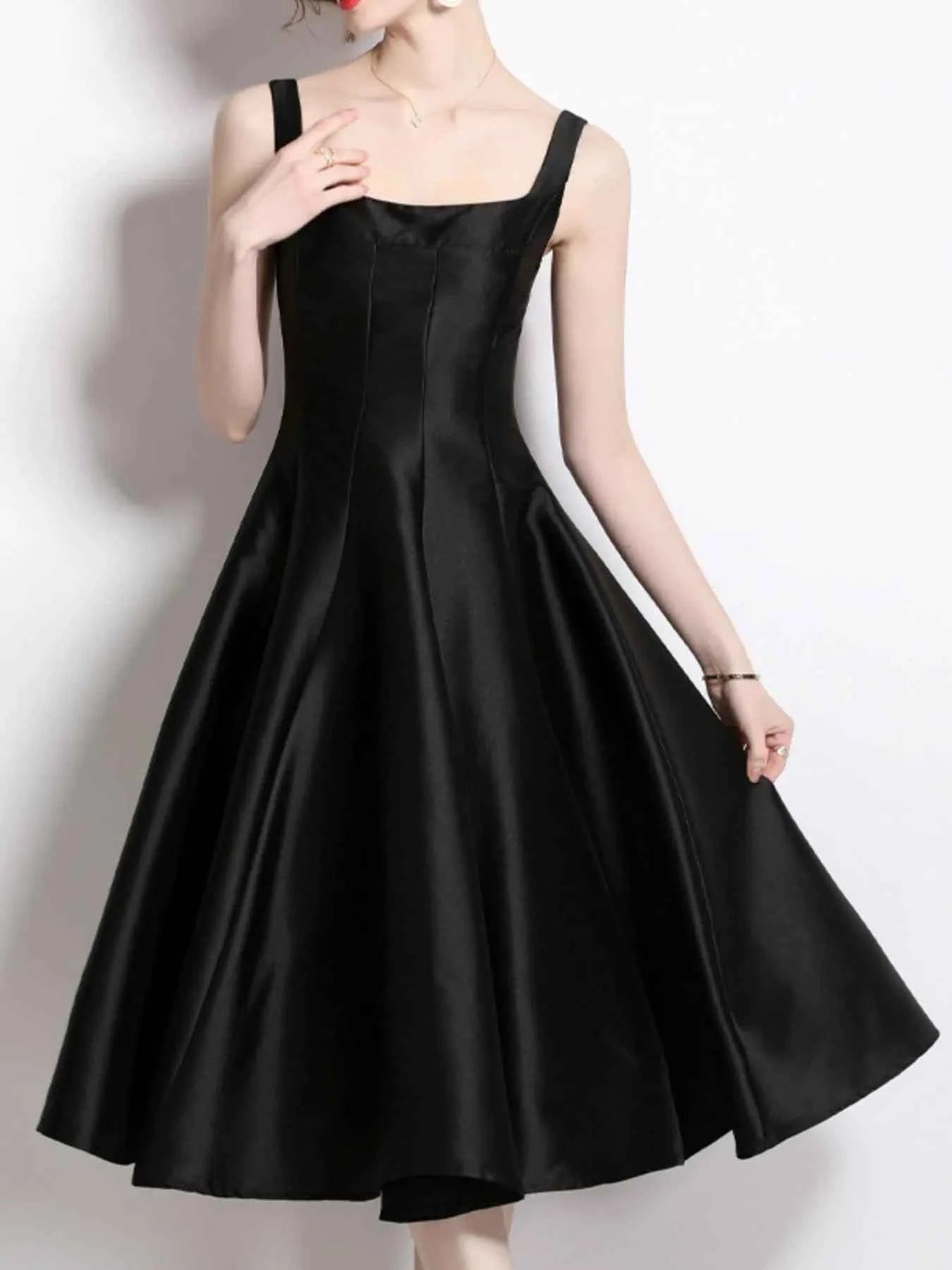 A-Line Silhouette Midi Sleeveless Dress b8f32588-05b1-409b-b7af-2bd280665d2a-Max-Origin