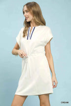 Umgee Knit Zip Front Drawstring Dress b8fcc342-9efa-4e99-8438-20fbab872cec-Max-Origin