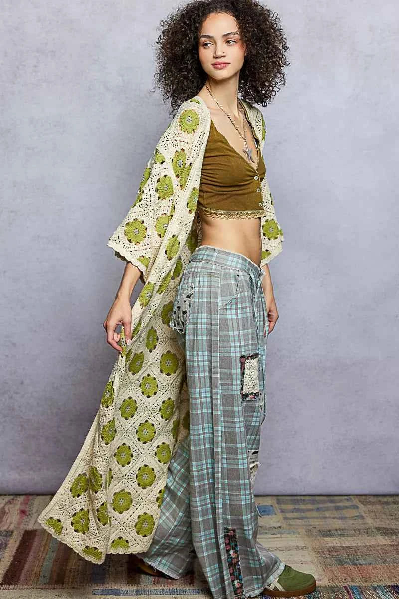 POL Open Front Floral Crochet Longline Cardigan b9198a32-5631-4a7e-8612-429f2dc343ca-Max-Origin