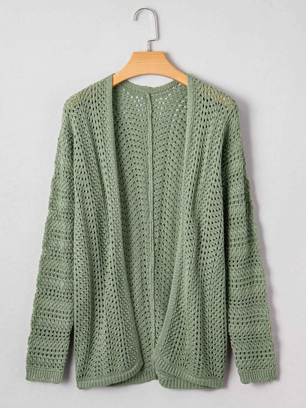 Scalloped Edge Eyelet Knit Batwing Sleeve Cardigan b969fdfd28804c7aa45829a9c417b7b2-Max-Origin