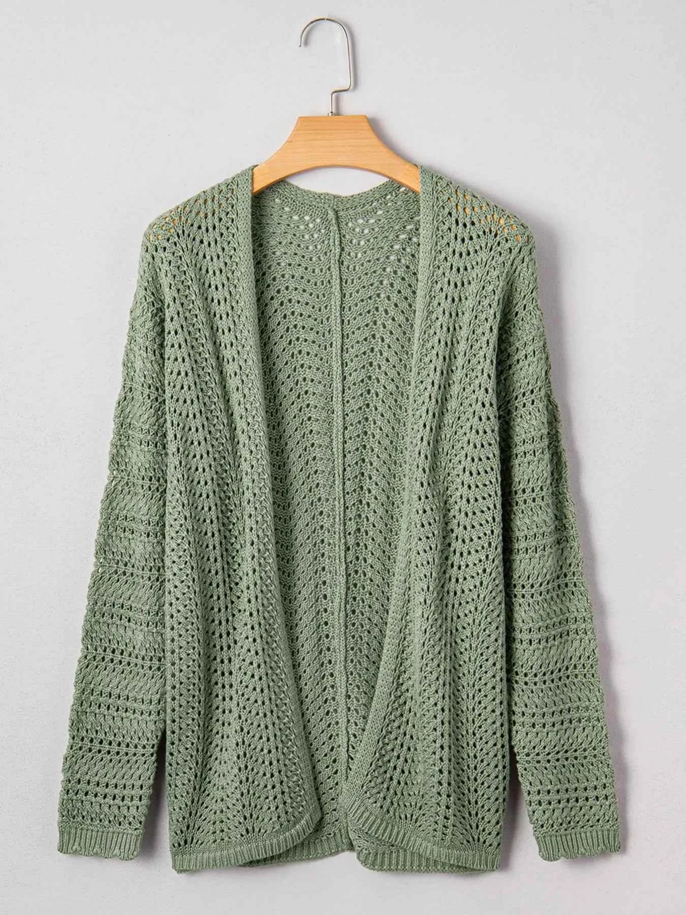 Scalloped Edge Eyelet Knit Batwing Sleeve Cardigan b969fdfd28804c7aa45829a9c417b7b2-Max-Origin