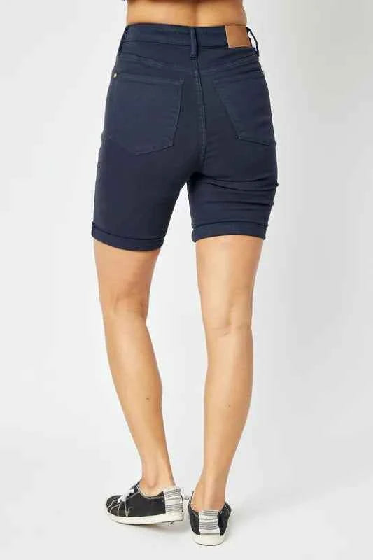 Judy Blue Full Size High Waist Tummy Control Bermuda Shorts b96e93be-eb3b-4eb9-bb4f-e9fc52f25881-Max