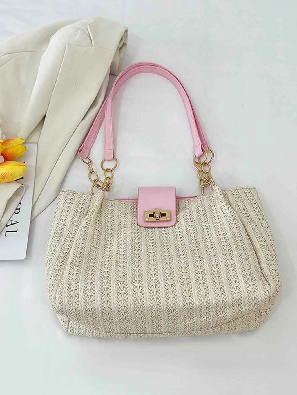 Woven Straw Shoulder Bag b99df886-792a-4c46-977b-11b56052cda0-Max-Origin