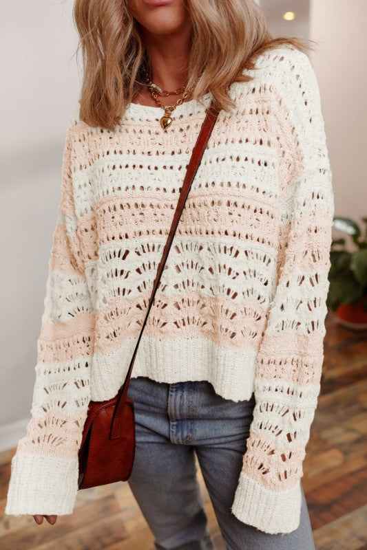 Zararita Drop Shoulder Casual Sweater Pink b9a59ae0-950b-4c04-943a-1c5a2ed90ac6