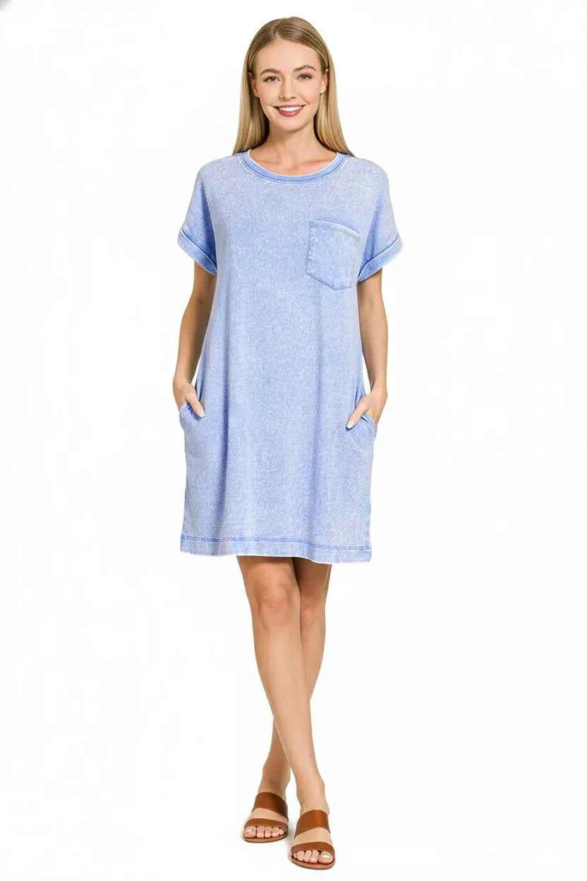 Zenana Premium Cotton Washed T-Shirt Dress b9b06cd4-b78b-435b-a91d-fcacd1f40dcb-Max-Origin