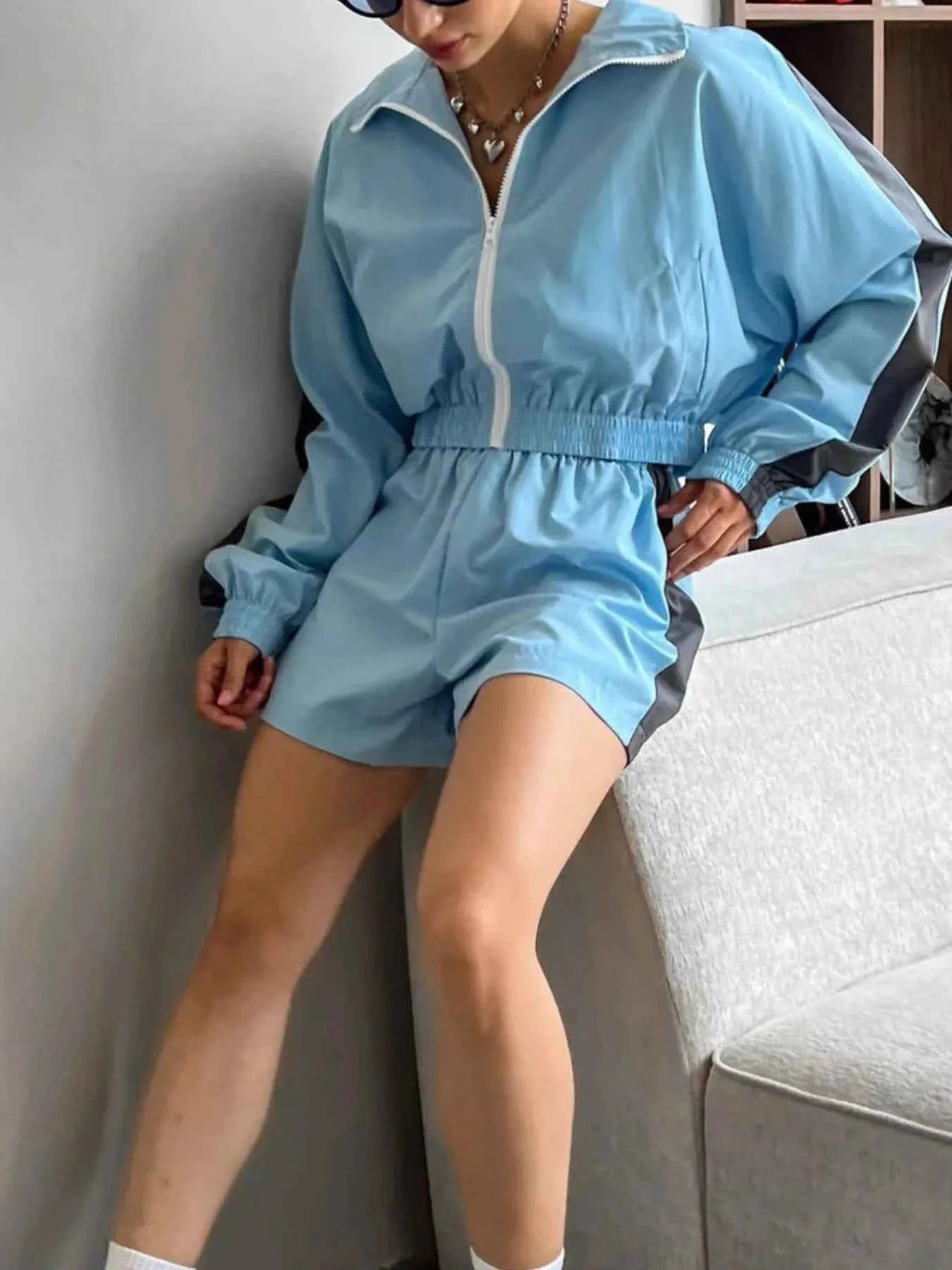 Zip Up Long Sleeve Jacket and Shorts Set b9f2a50f-f602-4078-85aa-2c7ae9c2d05a-Max-Origin