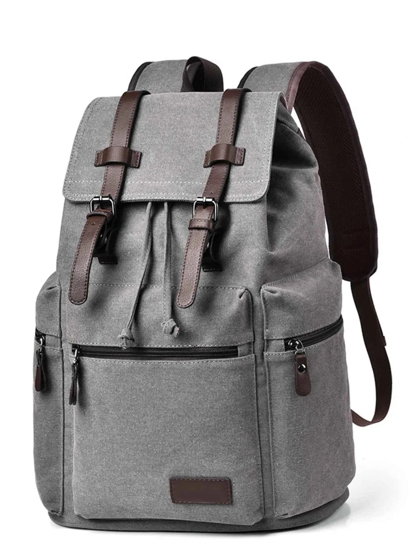 Canvas Backpack Bag with Buckle Straps ba08c28a7ca949b6b32ca02439c66511-Max-Origin