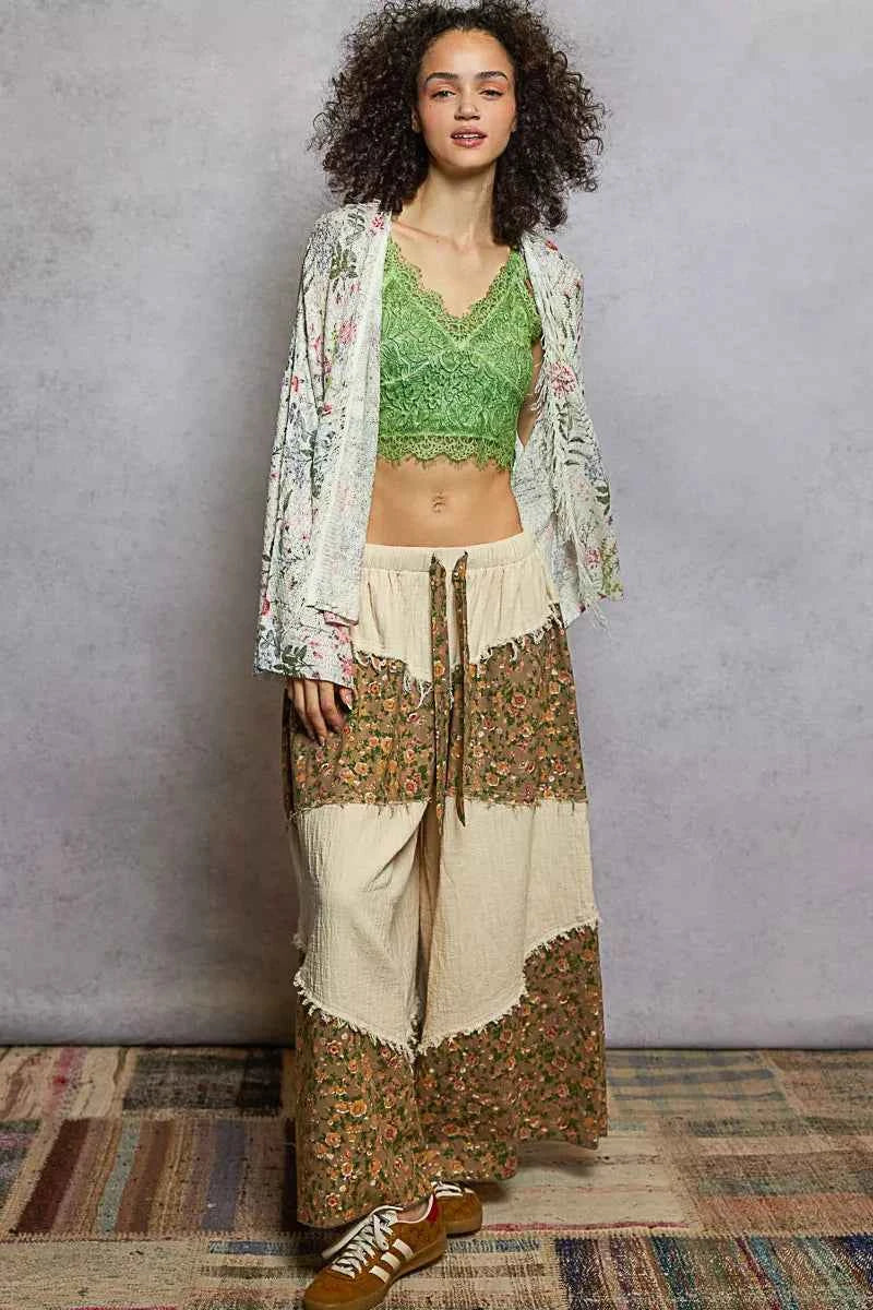 POL Open Front Floral Cardigan with Center Open Fringe ba1b008d-552b-43eb-b9cf-7704bf9f8ecd-Max-Origin