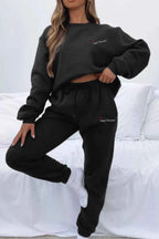 Round Neck Sweatshirt and Joggers Set ba33e0a7-a904-4532-ba94-073a41ba4999-Max-Origin