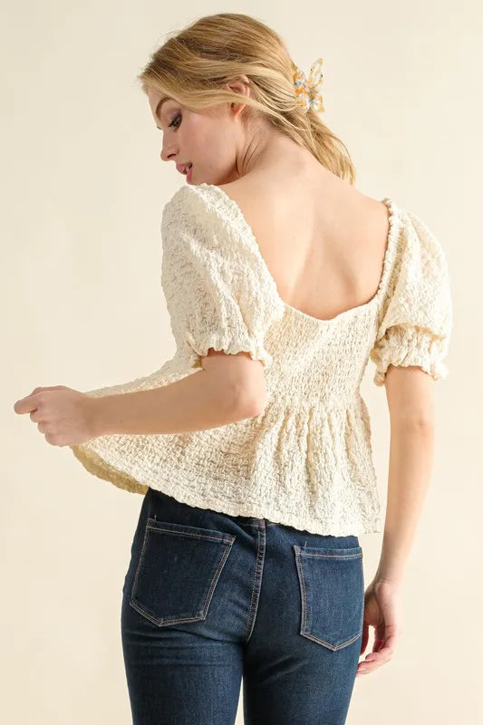 Smocked Stripe Babydoll Top - Cold Shoulder Halter Neck ba55bdb0d0fd49c686f41a18821850b7-Max-Origin