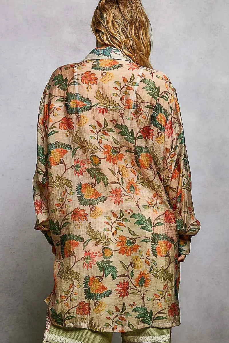 POL Metal Button Down Floral Long Sleeve Shirt ba921993-55c9-4552-a556-78b959cfd737-Max-Origin