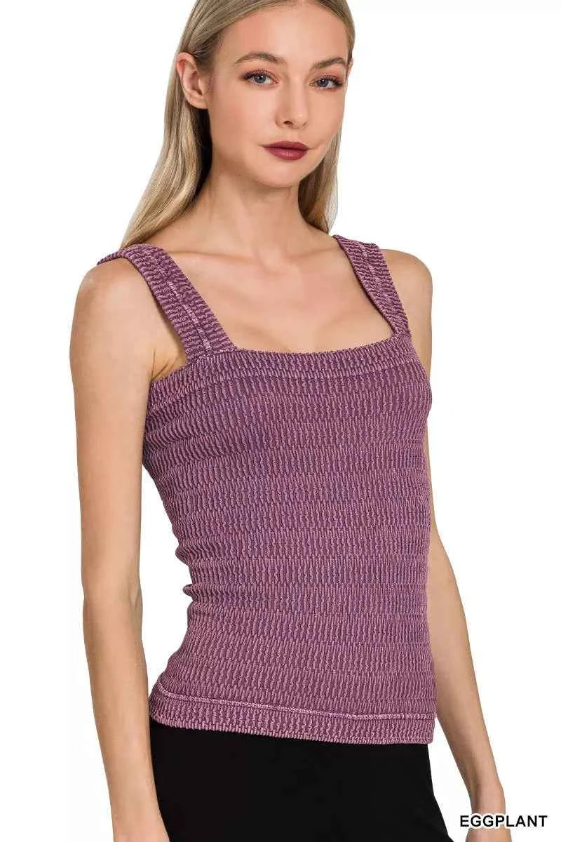 Zenana Seamless Winkle Stone Washed Tank Top ba9851b4bc464c80bd66d3e96d29d4dd-Max-Origin