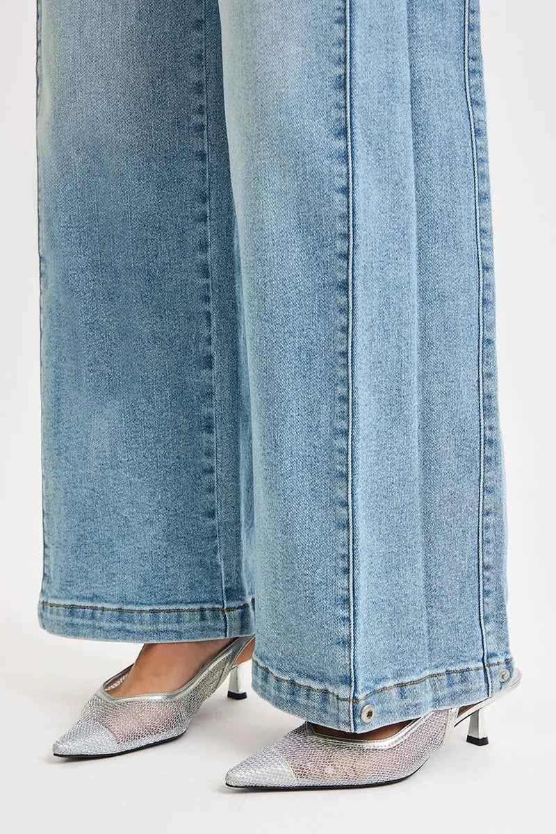 RISEN Mid Rise Wide Barrel Transferable Leg Snap Jeans ba9c24ac78c54c42bd876b91b09eaab9-Max-Origin