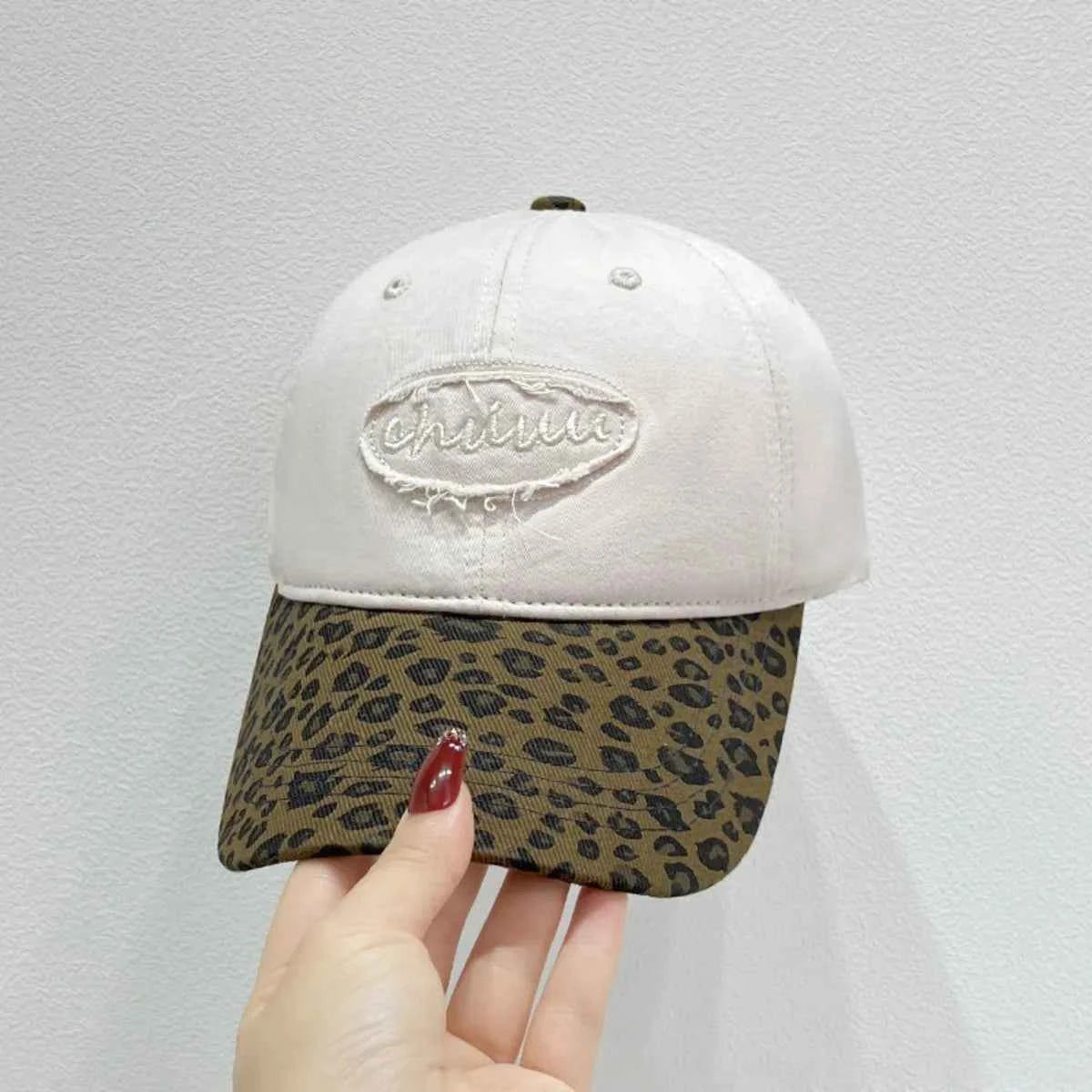 Leopard Print Baseball Cap with Embroidered Letter baa96816-4ac1-4a8b-8605-8a5a675e0f50-Max-Origin
