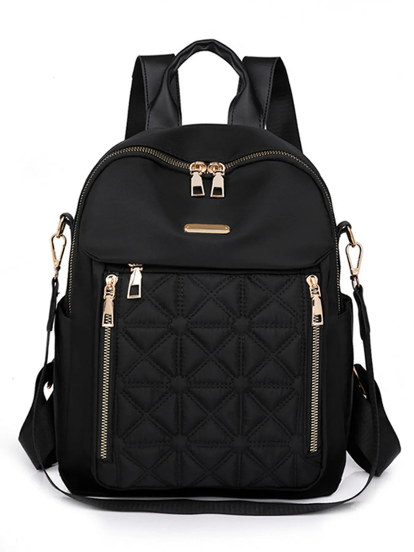 Quilted Oxford Cloth Backpack Bag bb0023fa619648a0bab061d475c4c91d-Max-Origin
