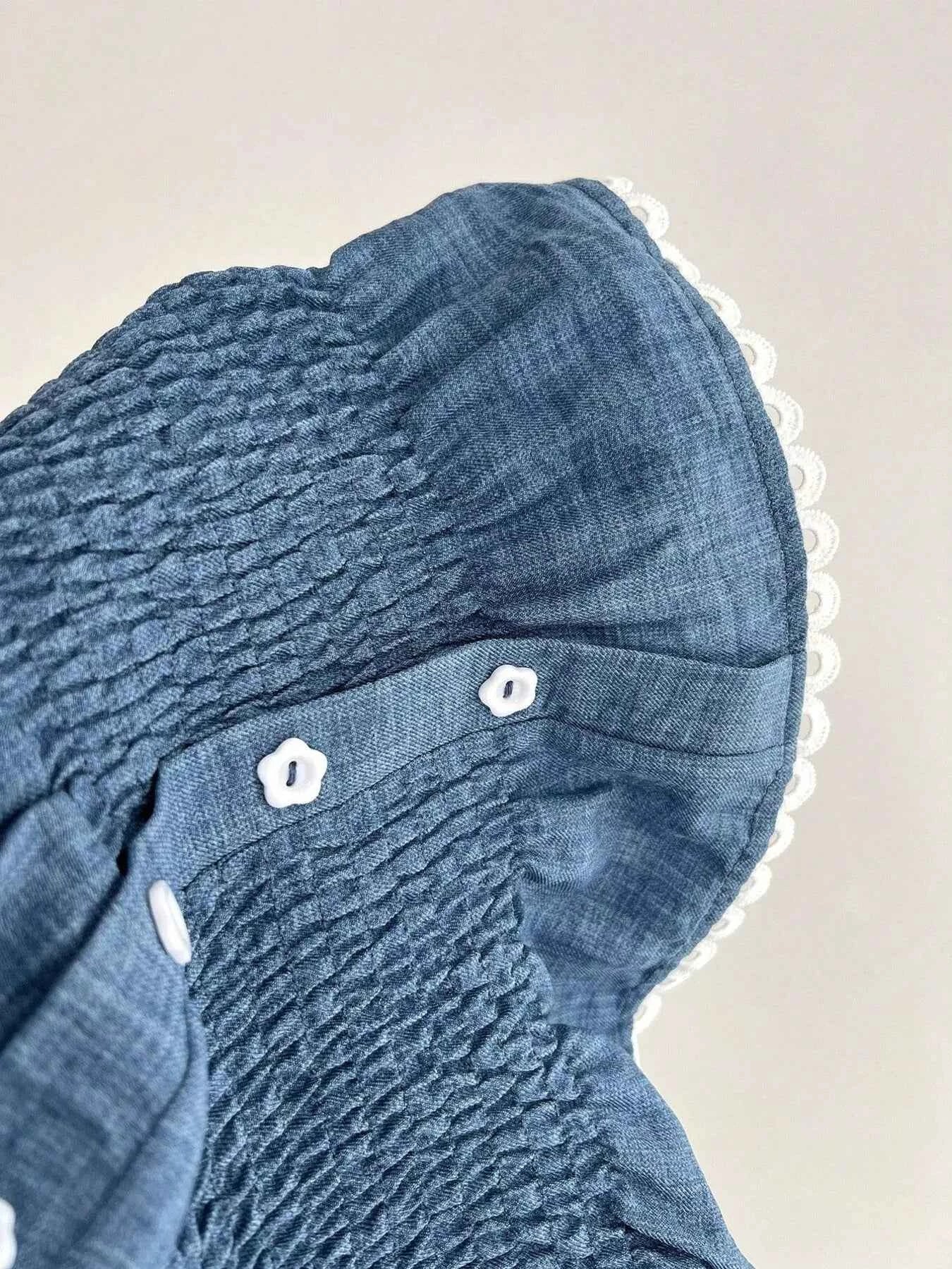 Smocked Short Sleeve Blouse bb12652d0c5748e18b7ddccfaaddc027-Max-Origin