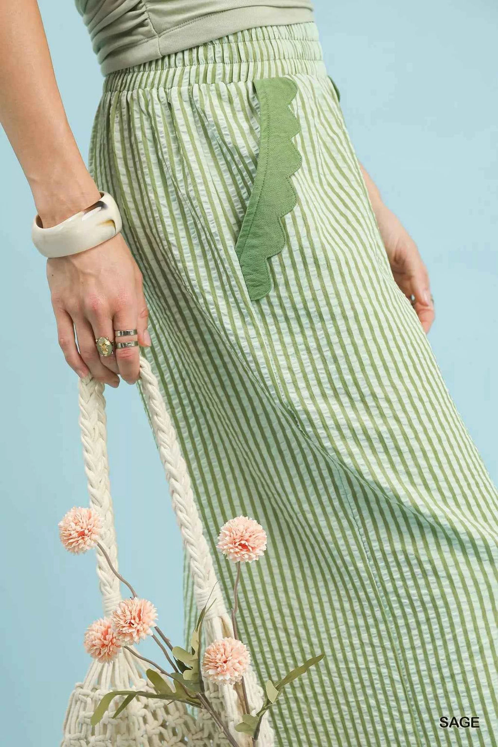 Umgee Stripe Scallop Hem Wide Leg Pants bb294982-154d-4359-9e29-e112297de062-Max-Origin