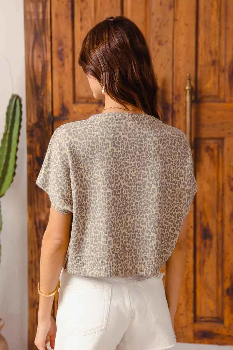 SO ME Leopard Print Button Front Sweater Cardigan bb45b461e35543f1b9e1c9b93af4920c-Max-Origin