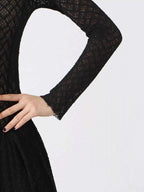 Lace Mock Neck Long Sleeve Dress bb839d8f-5725-4706-a600-25bef490d291-Max-Origin