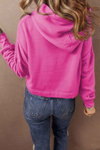 Drawstring Dropped Shoulder Hoodie bbc3b7e2-f882-4ac3-8d17-2660b35e79ac-Max