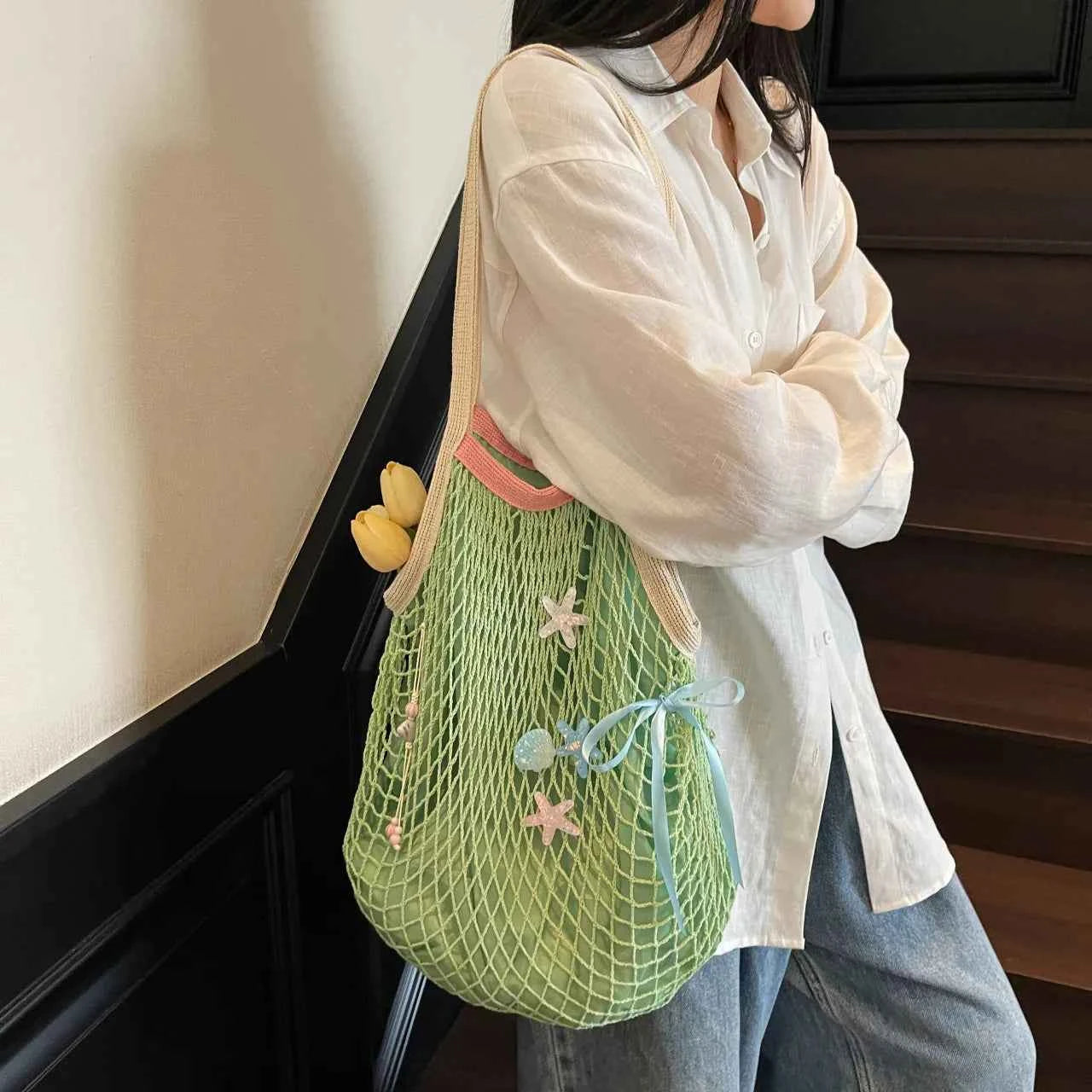 Lightweight Net Shoulder Bag bbc45c3eff4447d7bb231e1e3a00b915-Max-Origin