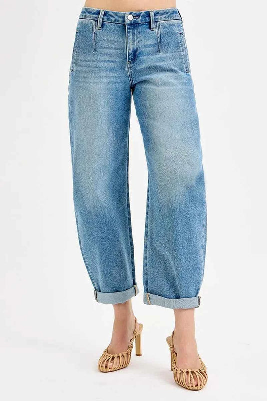 Full Size Mid Rise Fit Barrel Roll Up Jeans Plus Size bc0acef497fc4b8b9b3deeb24afec04c-Max-Origin