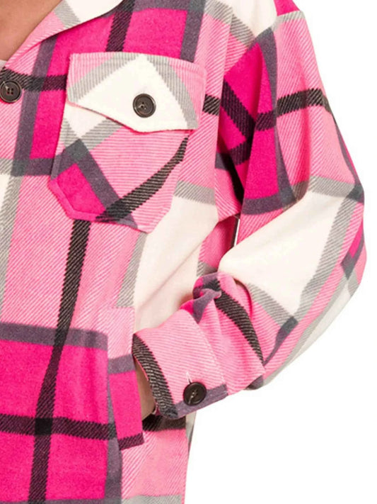 Oversized Plaid Fleece Shacket bc185760-d2e7-4d90-8e47-30d9ba7b8fd1-Max-Origin