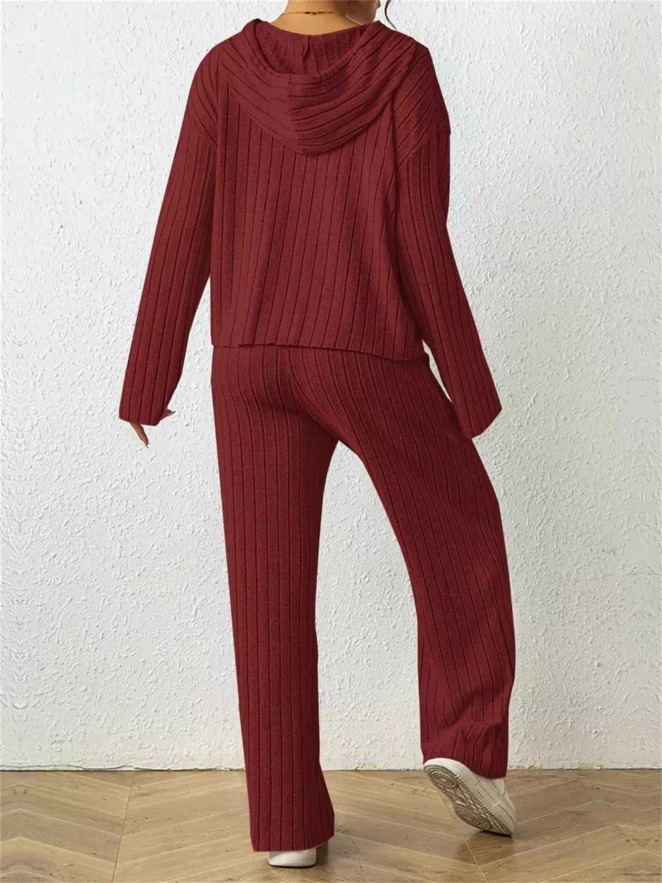 Ribbed Drawstring Hoodie and Pants Set bc22c7d2-10cb-400b-98f5-a91427c7a031-Max-Origin