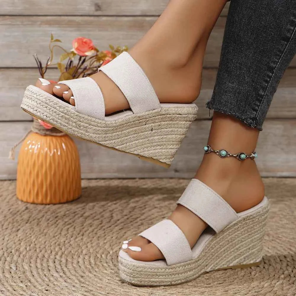 Open Toe Platform Wedge Sandals bc32a67e-a502-4fee-95de-e8aeb39a88a7-Max