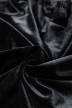 Velvet Frilled Collar Smocked Puff Sleeve Blouse bcc23b79-eba1-4c9e-a0bd-9ae9cea20422