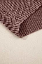 Mineral Wash Buttoned Polo Collar Knit Sweater bcd4e7d4-b32c-4052-a017-84d2ac6faf18