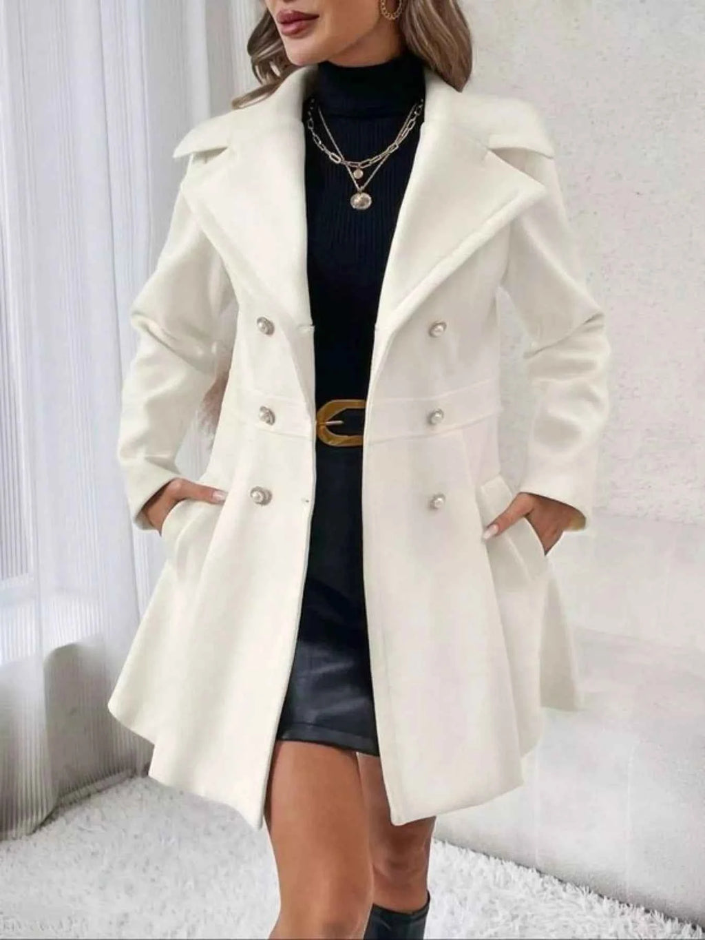 Double-Breasted Wool Blend Coat White bd02c6cc-bd18-49bf-84c5-8e5ebfc515e1-Max-Origin