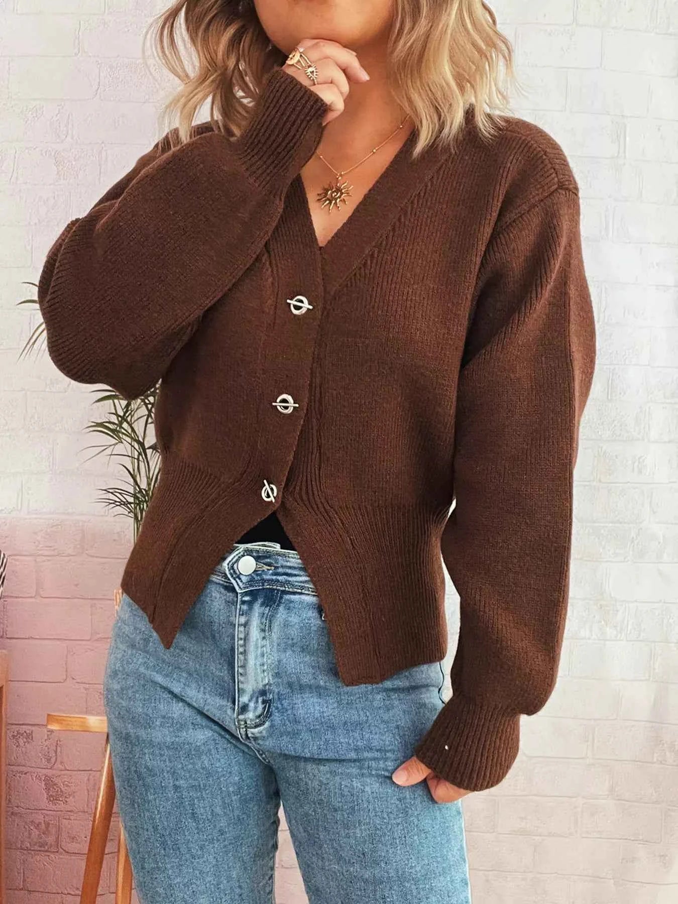 Button Up Long Sleeve Cardigan bd325e2b1e9142efb7e4edfe2d7cf0fd-Max-Origin