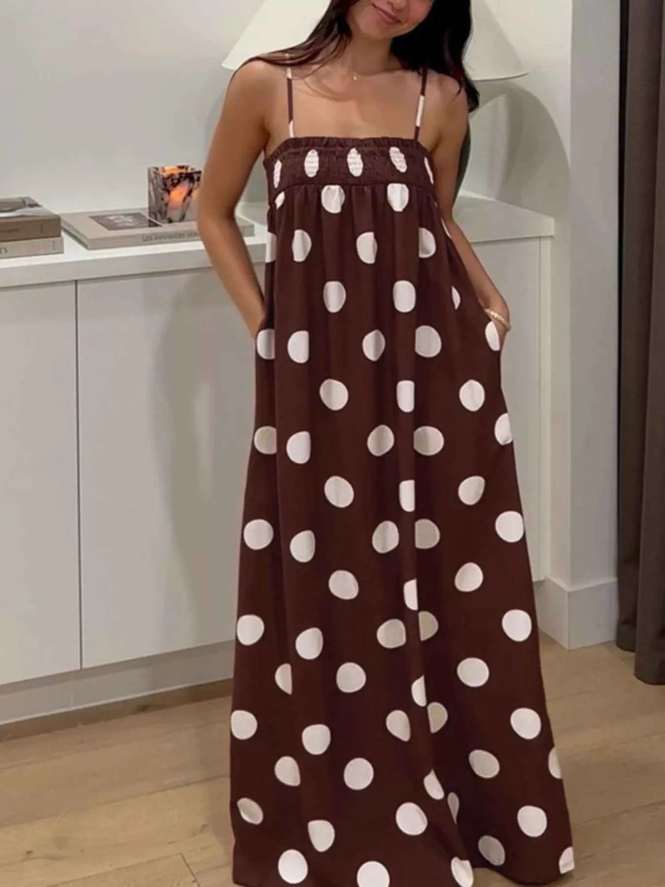 Polka Dot Spaghetti Strap Maxi Dress bd3524d9-fd39-4adf-9d86-0b18b92ab92e-Max-Origin