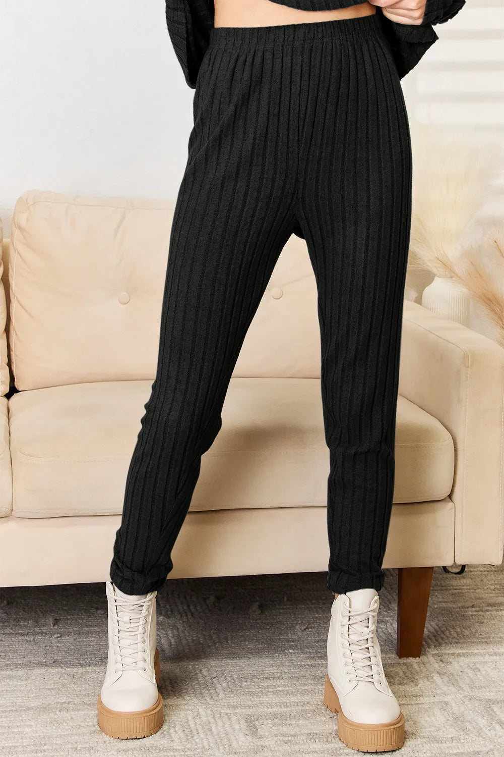 Basic Bae Full Size Notched Long Sleeve Top and Pants Set bd69c5dd-cd41-42b2-bd1d-c3a2f9dd376e-Max