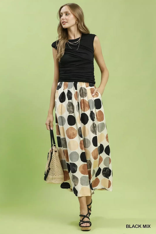 Dot Print Wide Leg Pants bdaa553e-2482-4288-b302-e7baede04f24-Max-Origin
