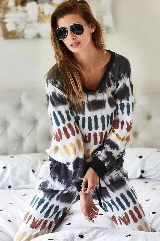 BiBi Tie Dye Print French Terry Top bdac54062e5f4e4ab39503fe9f858598-Max-Origin