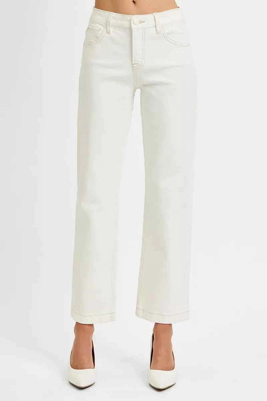 RISEN Full Size Tummy Control Mid Rise Ankle Straight Jeans Plus Size CREAM bdc7ae0ff069477c8d41a5b77ceea71f-Max-Origin