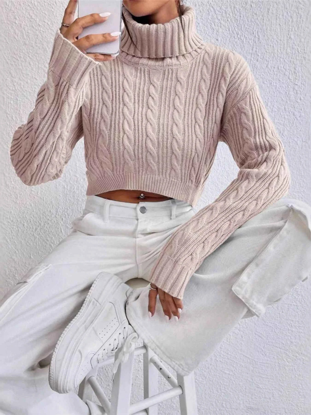 Cable-Knit Turtleneck Long Sleeve Sweater bdcb55db938b48afbf8ac799d5ae7a6b-Max-Origin
