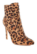Nesta Leopard Stiletto Heel Lace Up Boots Leopard bde79ac6-18a2-4c23-b0e4-e3560187055f