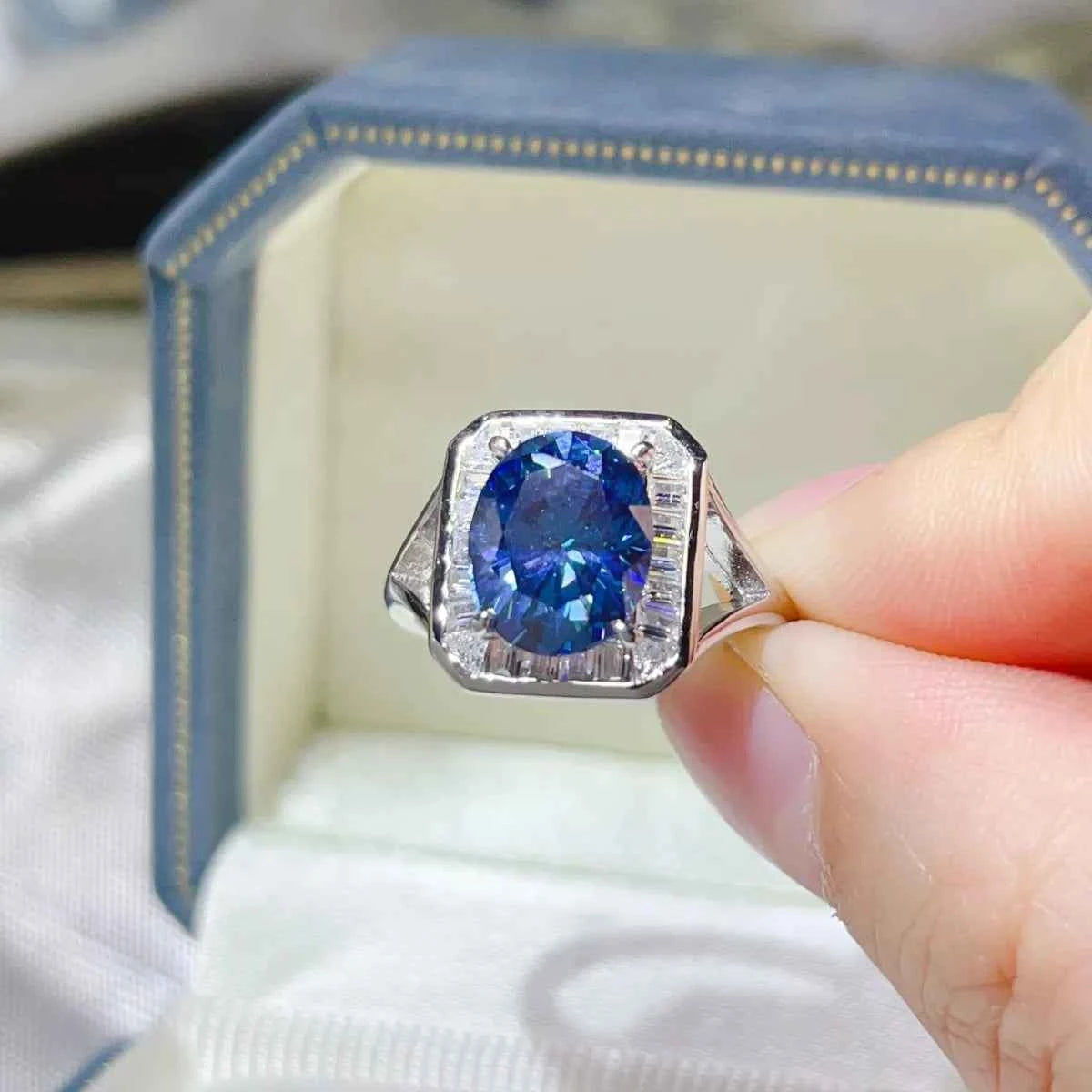 3 Carat Moissanite Square Ring bded700b-aee0-484d-bdaa-68a0d7e118a7-Max-Origin