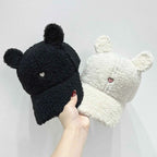 Cute Fluffy Bear Ears Winter Hat bdfa487b-3f6b-411e-80fa-ff1bad8f0cce-Max-Origin