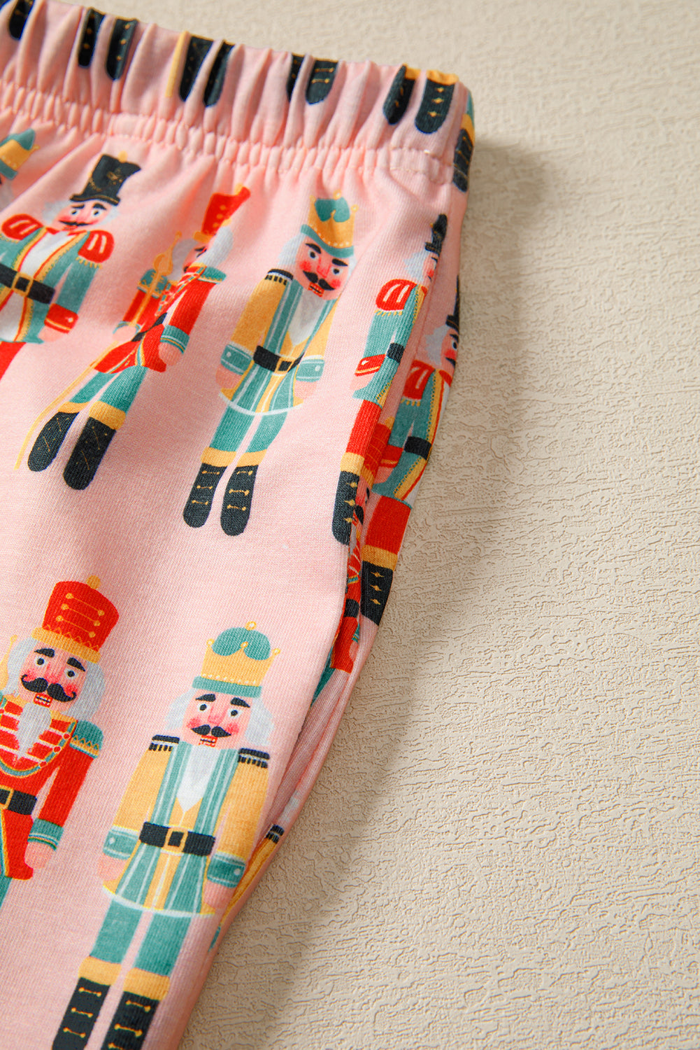 Pink Christmas Nutcracker Long Sleeve Shirt Shorts Pajama Set be0c99ec51cd87bc