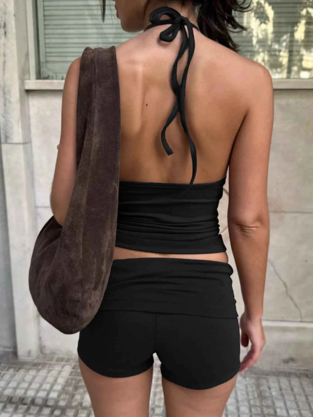 Halter Neck Cami and Shorts Set be5f9a7e-1426-4f6b-a23d-a3bbcde94be0-Max-Origin