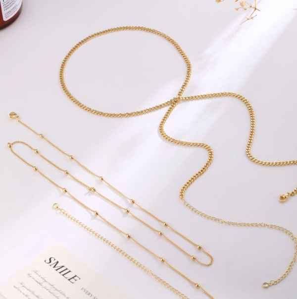 Figaro Double-Layer Waist Chain be64c88d-bdcd-4feb-95ca-15e1e94be361