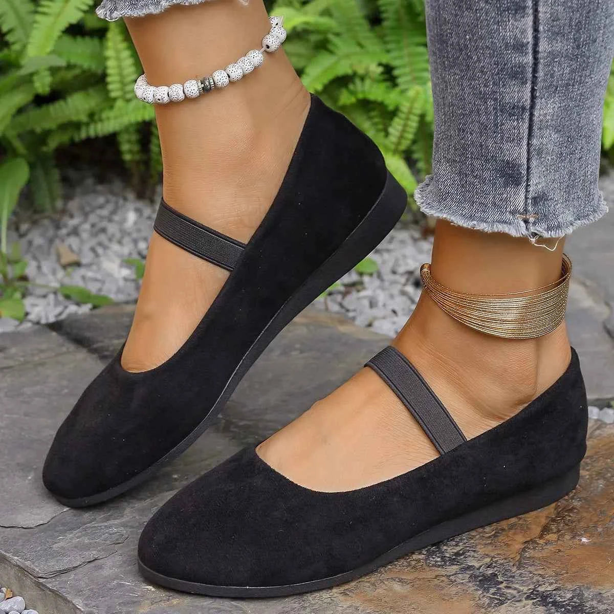 Round Toe Flats Slip-Ons Black be7dfc330f284402a1a7ba069da762ce-Max-Origin