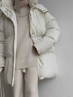 Mid-Length Thickened Hooded Winter Coat with Belted bebd504e-6d08-4772-886f-ad6e0a661167-Max-Origin