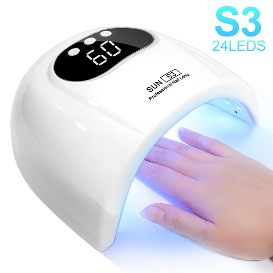 UV Nail Lamp, UV Light For Gel Nails LED Nail Dryer With 3 Timer, Smart Sensor, LCD Display Fast Curing Gel Nail ish Nail Art Tools Manicure Accessories White bed400a9-8054-4162-94cf-fa613b2d485b