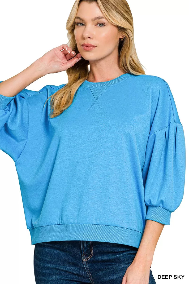 Zenana Scuba Dolman Sleeve Sweatshirt DEEP SKY bef6ac2f777f4e40a8ffc0717e22ee61-Max-Origin